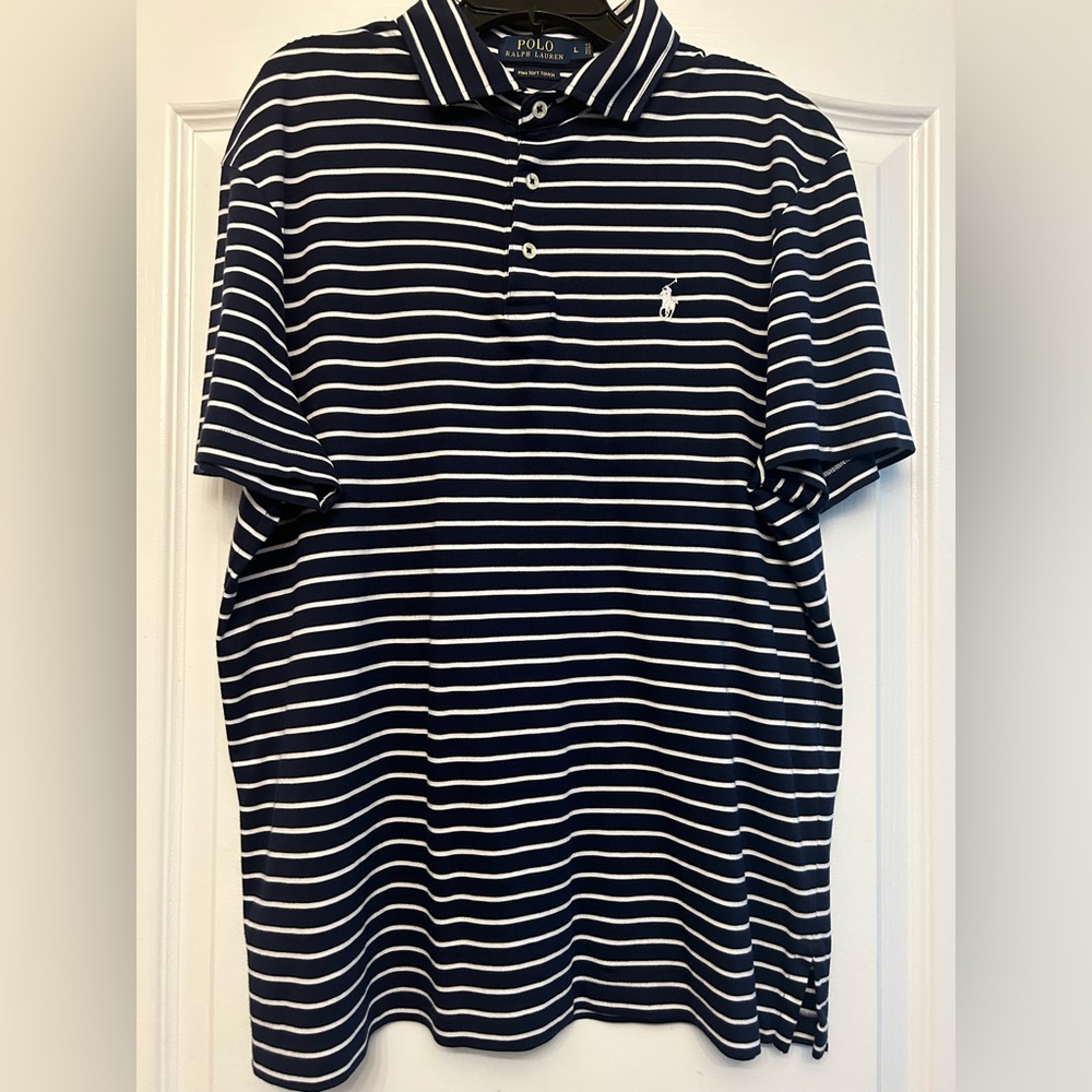 Men’s Large Polo Ralph Lauren Short-Sleeve Casual Shirt. Worn once, Like New.
